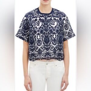 Sea new York cropped top